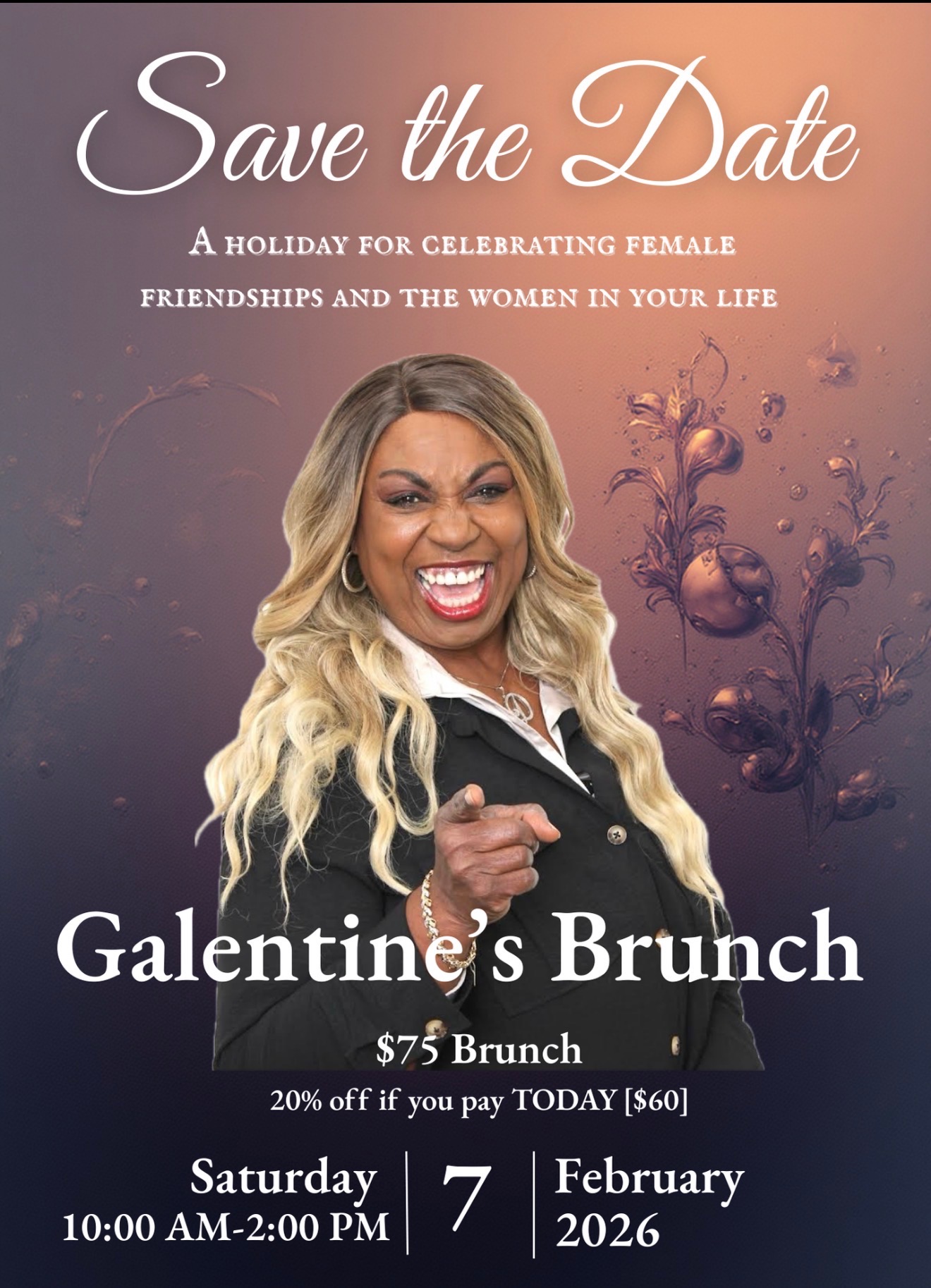 Galentine's Brunch on Sat Feb 7 2026